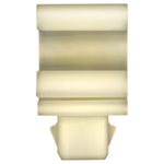 8mm White Nylon Hood Prop Rod Clip