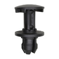 12.5mmx14mm Black Nylon Push-Type Retainer, 21.5mm Head