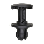 12.5mmx14mm Black Nylon Push-Type Retainer, 21.5mm Head