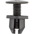 9mm Squarex10mm Black Nylon Screw Type Retainer, 15mm Head