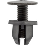 9mm Squarex10mm Black Nylon Screw Type Retainer, 15mm Head