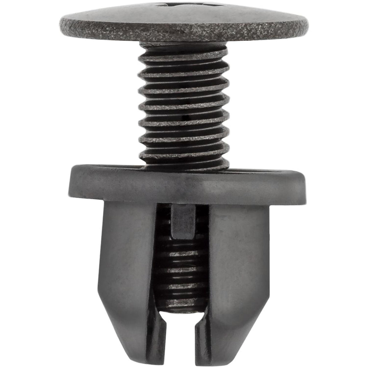 9mm Squarex10mm Black Nylon Screw Type Retainer, 15mm Head