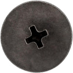 9mm Squarex10mm Black Nylon Screw Type Retainer, 15mm Head