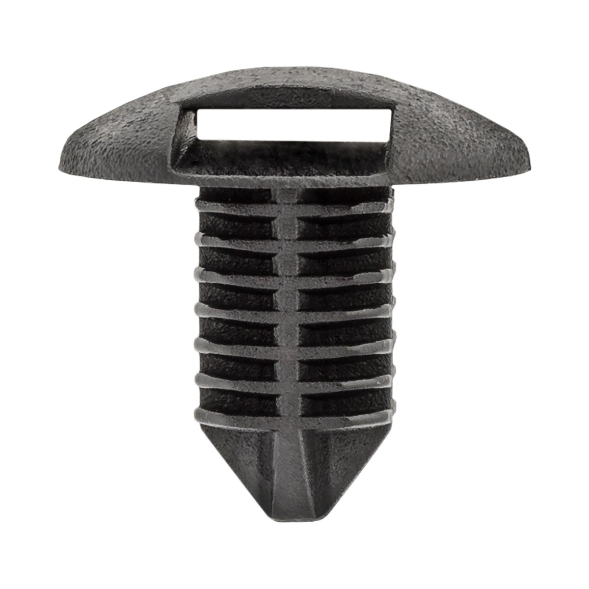 8mmx12mm Black Nylon Trim Retainer, 16mm Head