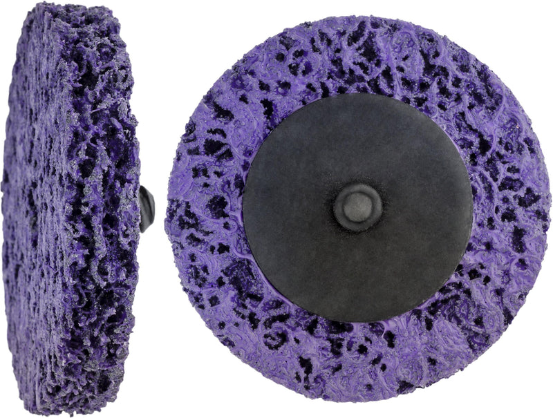 3" Purple Strip Brite Disc with Rol-Lock