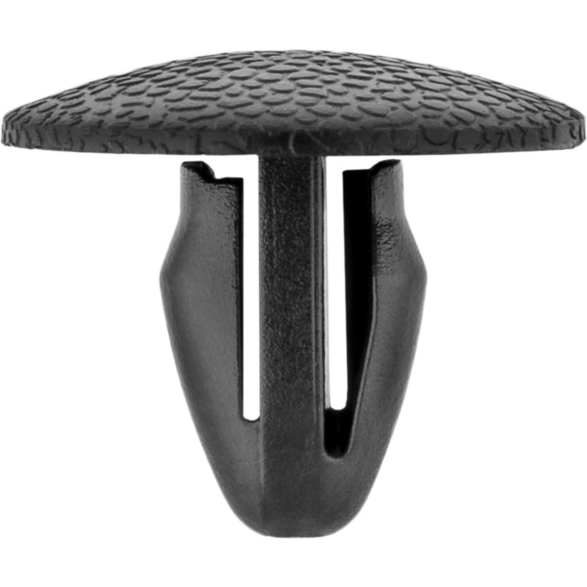 7mmx12mm Black Nylon Retaining Clip, 18mm Head