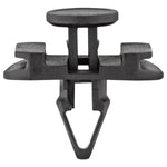 7mmx12mm Black Nylon VwithAudi Push-Type Retainer, 10mm Head