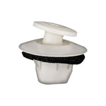 10.5mm White Nylon Molding Clip with Sealer, 20mm Head