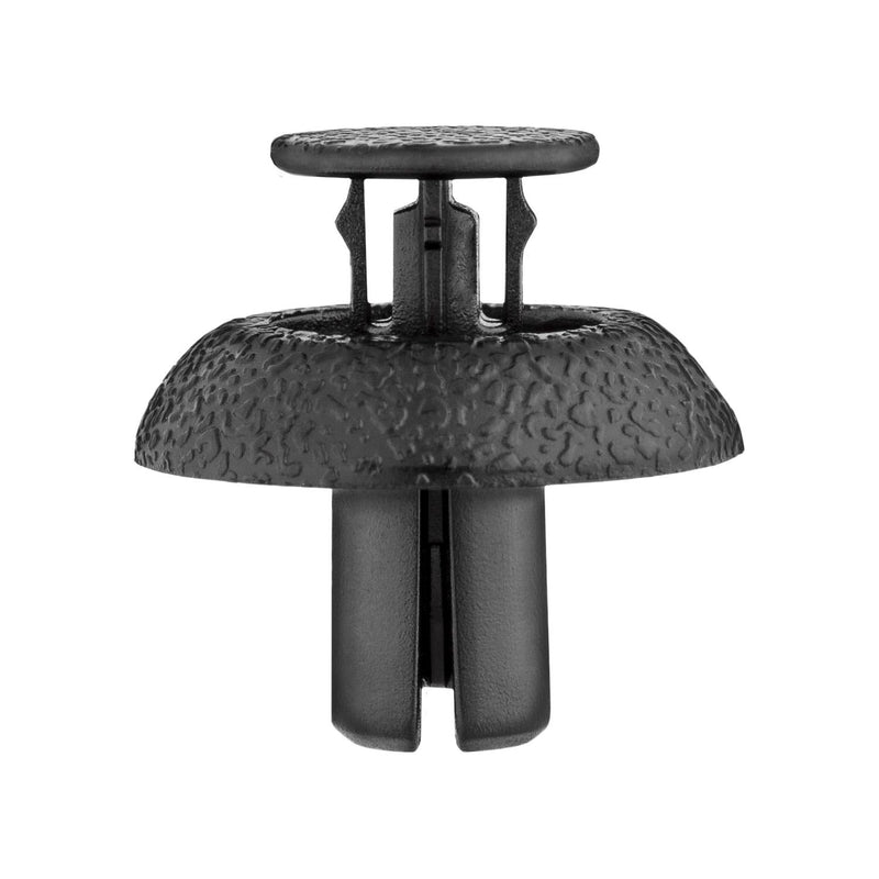 7mmx9mm Black Nylon Push-Type Retainer, 19mm Head