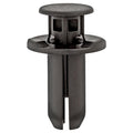 10mmx21mm Black Nylon Push-Type Retainer, 20mm Head