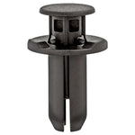 10mmx21mm Black Nylon Push-Type Retainer, 20mm Head