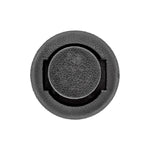 8mmx13mm Black Nylon Push-Type Retainer, 20mm Head