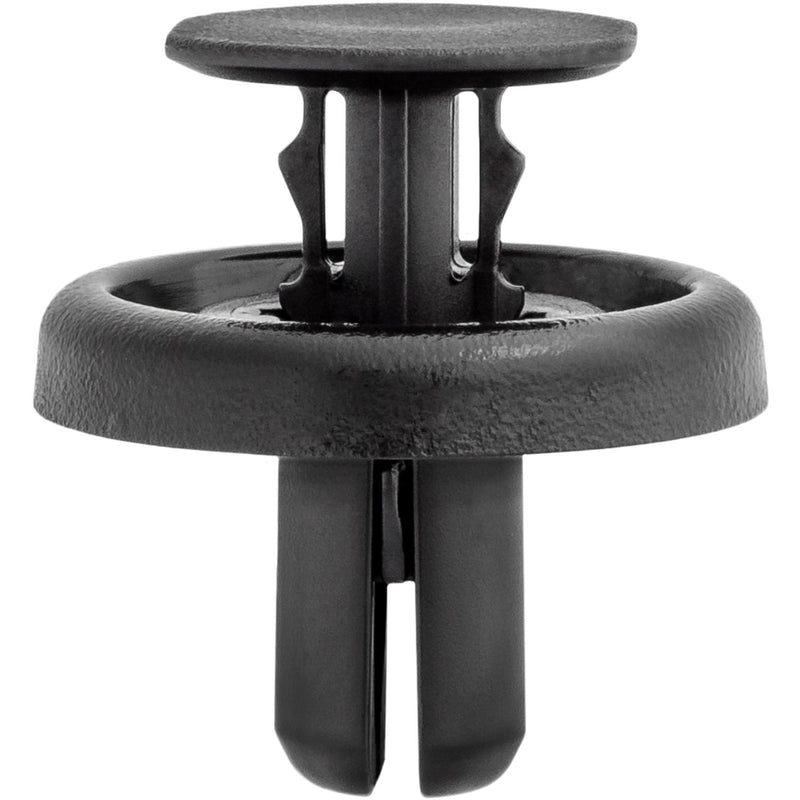 7mmx10mm Black Nylon Push-Type Fender Liner Retainer, 20mm Head