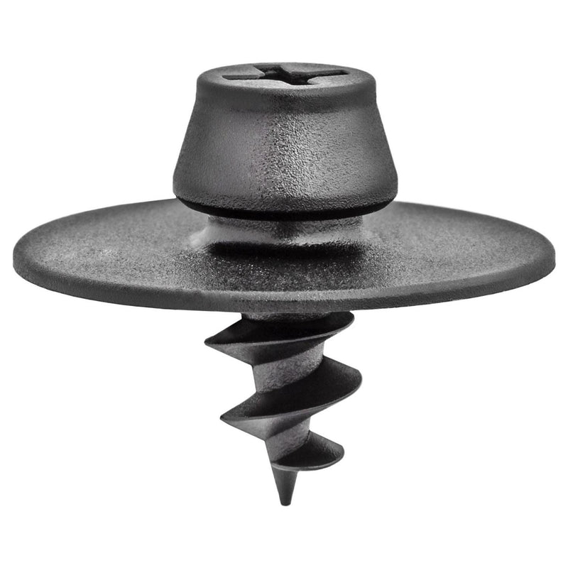9mmx14mm Black Nylon Floor Mat Stay Retainer 3D0 A-B41, 30mm Head