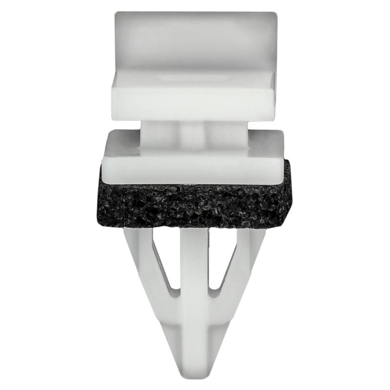 16mm White Nylon Molding Clip Rocker, Pillar, Floor & Exterior Trim with Sealer