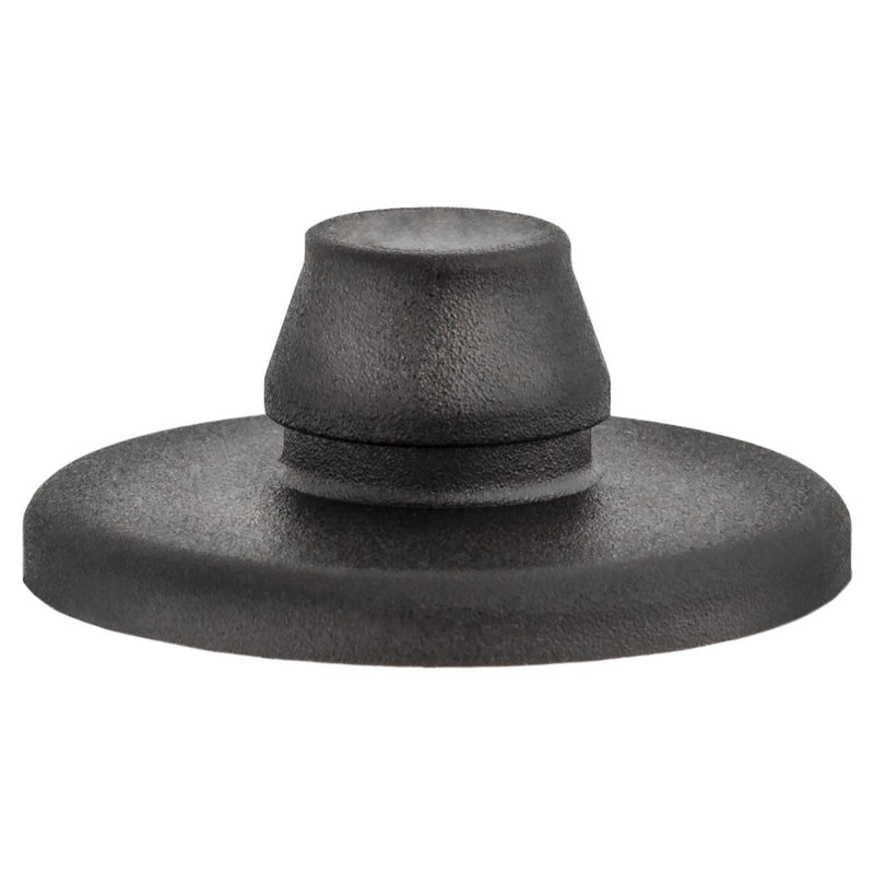Black Nylon Retaining Clip Carpet Cap, 30mm Head