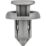 10mmx13mm Gray Nylon Push-Type Bumper Retainer, 20mm Head