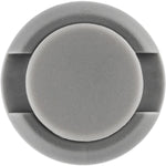 10mmx13mm Gray Nylon Push-Type Bumper Retainer, 20mm Head