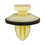 8mmx8mmx11mm Yellow Nylon Molding Clip Rocker & Quarter Vent with Sealer, 15mm Head