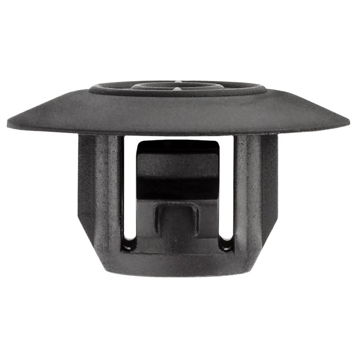 14mmx11mm Black Nylon Molding Retainer Rocker, 25mm Head