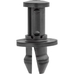10mm Black Nylon Push-Type Front Bumper Retainer, 20mm Head