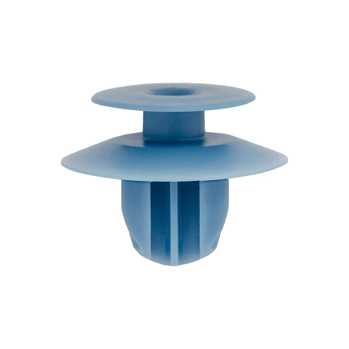 9.8mmx9mm Blue Nylon Rocker Molding Retainer, 18mm Head