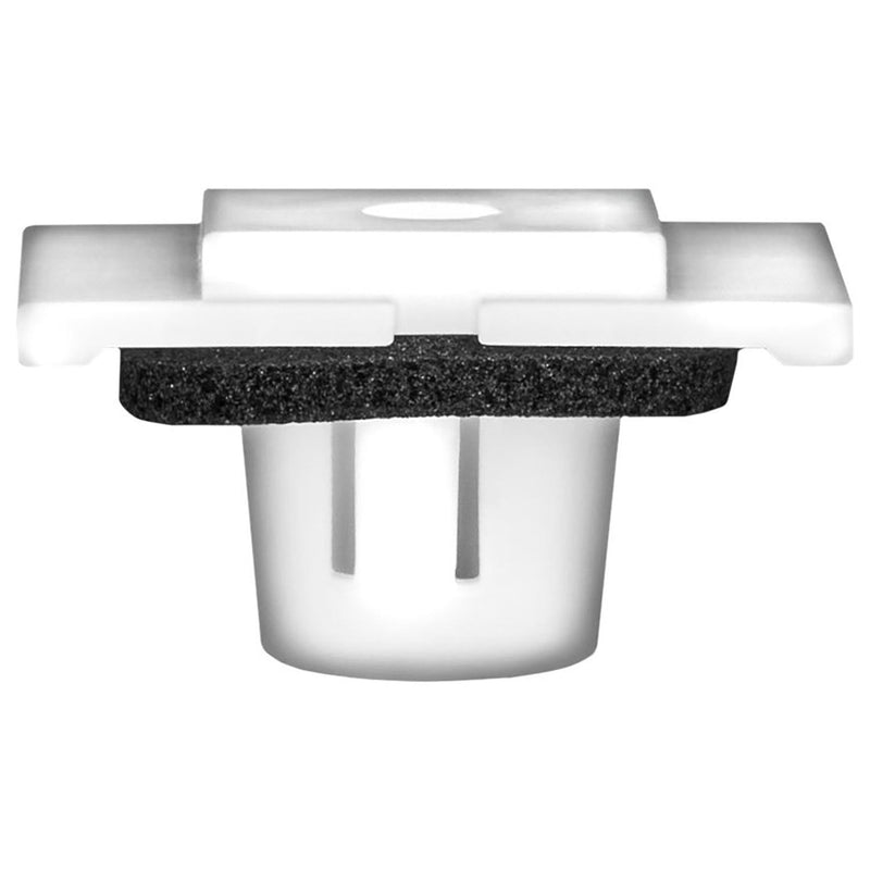 10mmx9mm White Nylon Molding Clip Lower Door Garnish with Sealer