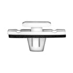 9mm White Nylon Molding Clip Lower Door Garnish with Sealer