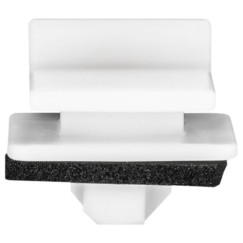 7mm White Nylon Upper Side Sill Garnish Clip with Sealer