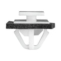 11mm White Nylon Molding Clip Fender, Body Side & Rocker