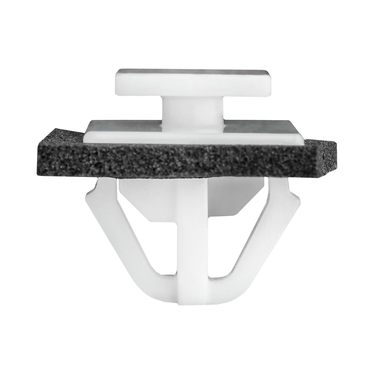 11mm White Nylon Molding Clip Fender, Body Side & Rocker