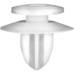 9.3mmx11mm White Nylon Scuff Plate Retainer, 18mm Head