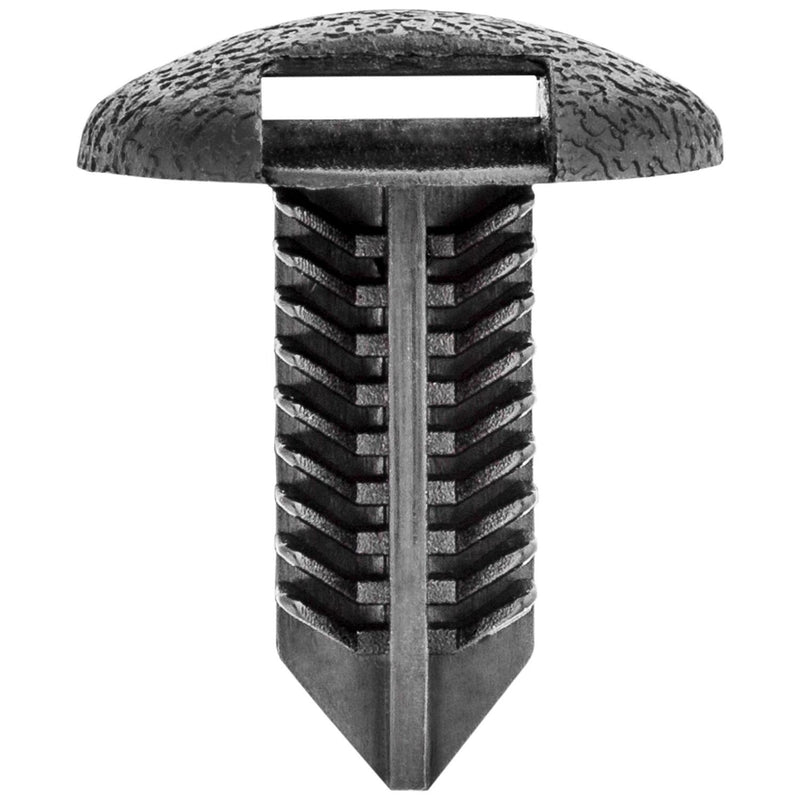 8mmx16mm Black Nylon Trunk Side Trim Retainer, 16mm Head