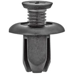 9mmx9mmx13mm Black Nylon Push-Type Rocker Molding Retainer, 18mm Head