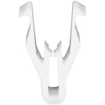 White Nylon Instrument Side Panel Clip