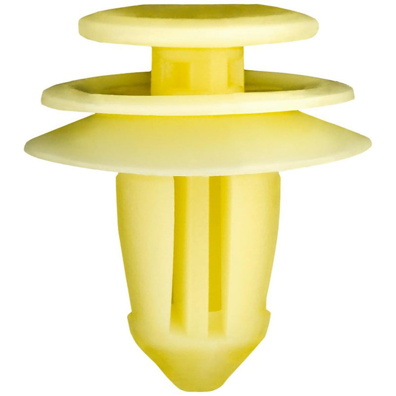 9.3mmx13mm Yellow Nylon Pillar, Scuff, Trim Panel Retainer, 18mm Head