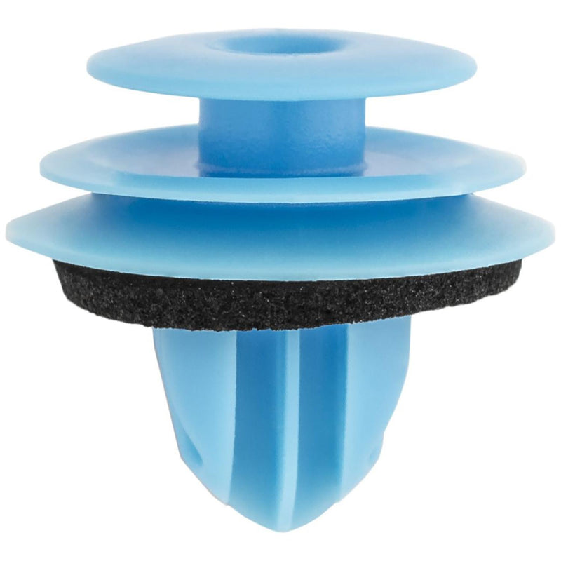 9.6mmx10mm Blue Nylon Retainer with Sealer Door Trim, 18mm Head