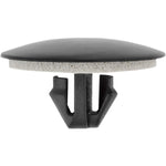 8mmx9mm Black Nylon Retaining Clip with Sealer Front Fender, 20mm Head