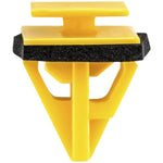 14.5mmx9mm Yellow Nylon Molding Clip with Sealer Trunk Side Trim