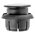 22mmx10mm Black Nylon Push-Type Side Mud Guard Retainer, 29mm Head