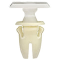 13mm White Nylon Retaining Clip Lower Weatherstrip, 11.3mm Head