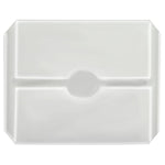 13mm White Nylon Retaining Clip Lower Weatherstrip, 11.3mm Head