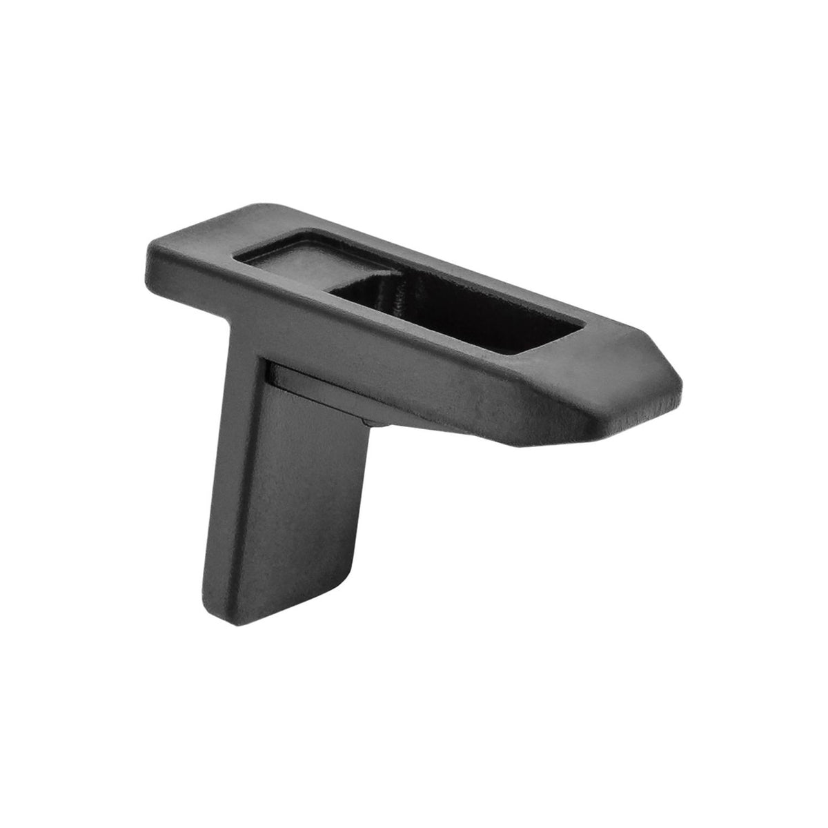 13mm Black Nylon Emblem Clip, 9mmx22mm Head