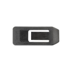 13mm Black Nylon Emblem Clip, 9mmx22mm Head