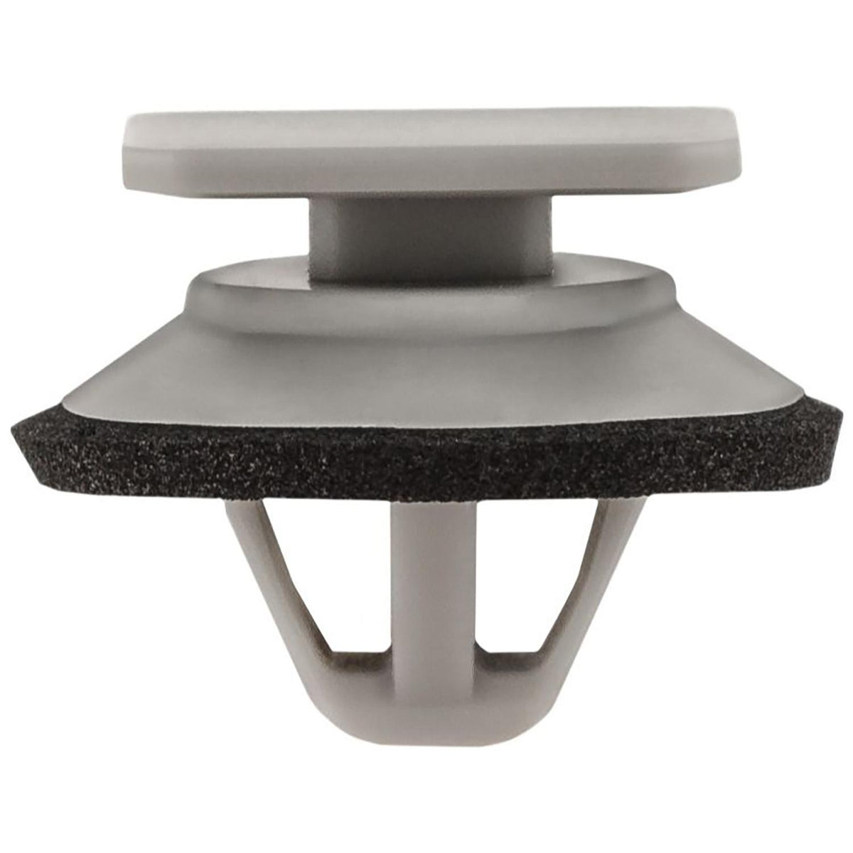 12mmx9mm Gray Nylon Molding Clip with Sealer, 18mm Head