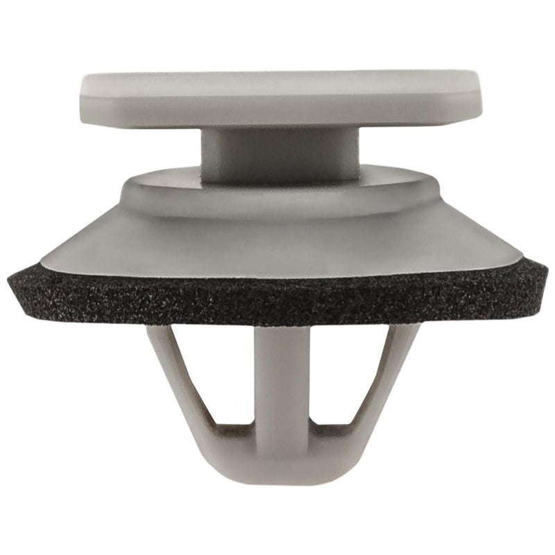 12mmx9mm Gray Nylon Molding Clip with Sealer, 18mm Head