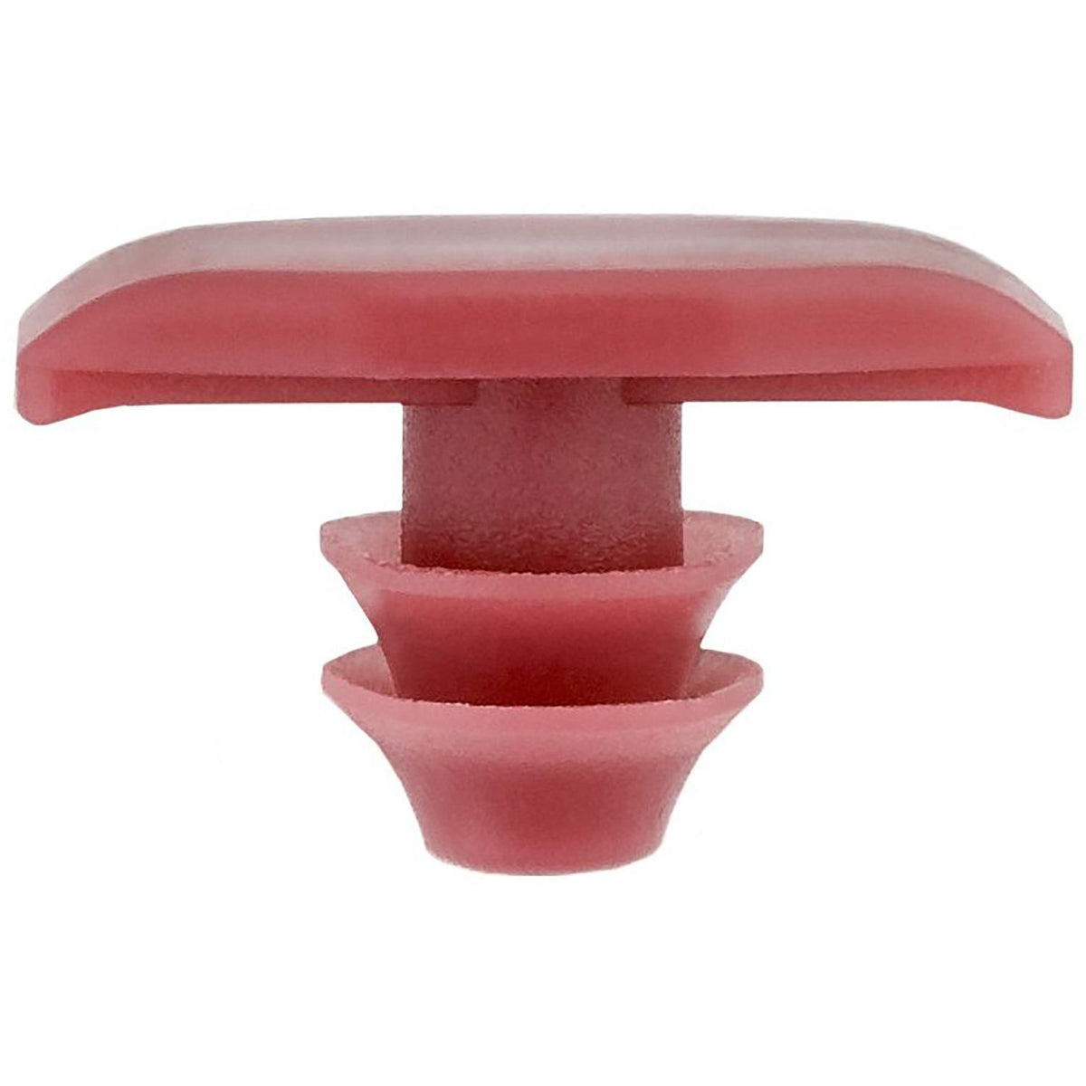 5.5mmx6mm Red Nylon Weatherstrip Retainer, 5mmx13mm Head