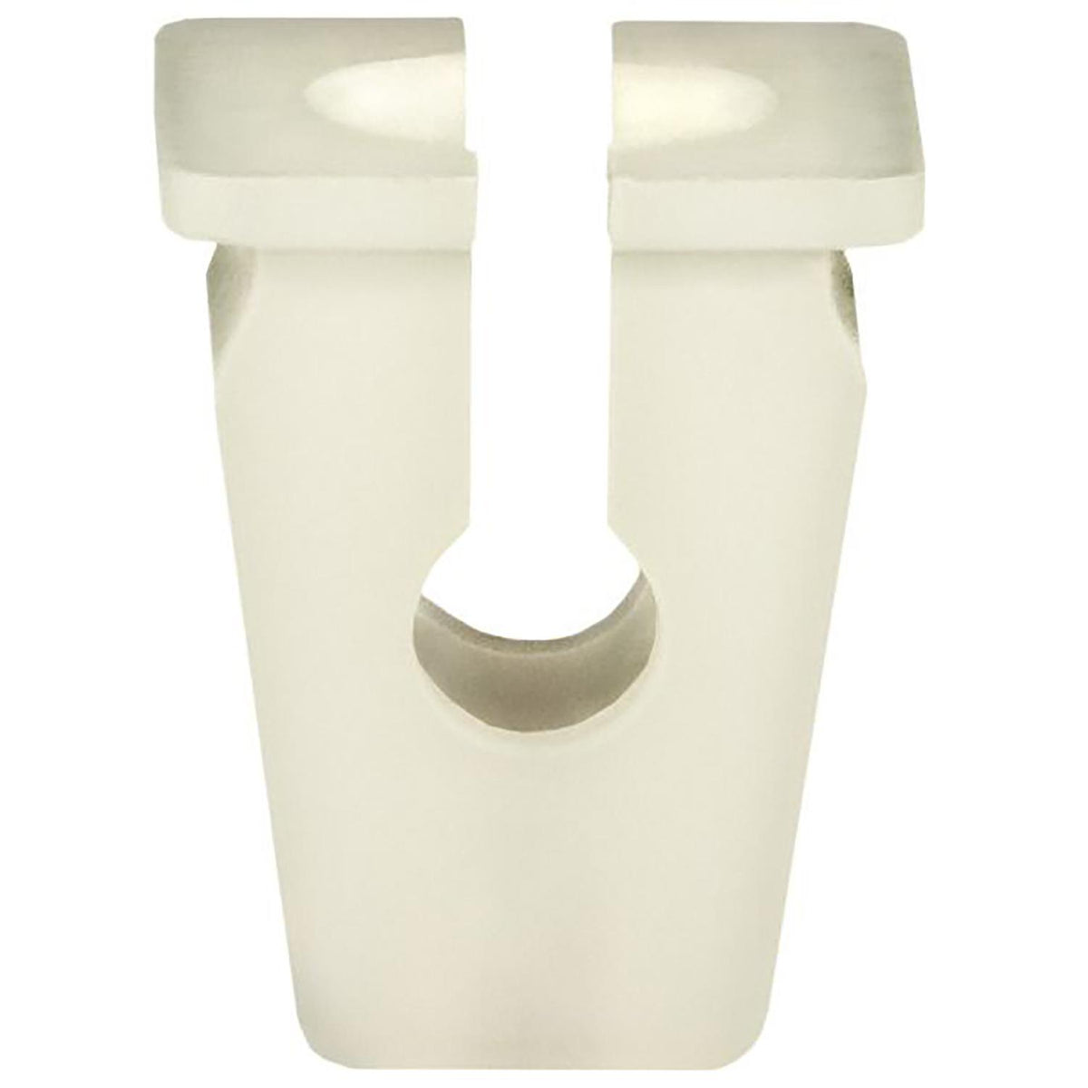 M4.8 White Nylon Trim Screw Grommet, 9.5mmx9.5mm Head
