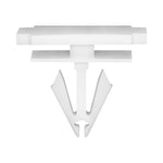 9mmx16mm White Nylon Molding Clip