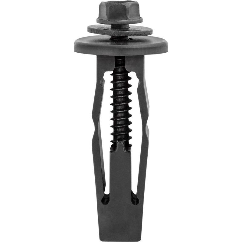 36mm Black Nylon Screw Grommet with Specialty Screw, 18mm Head